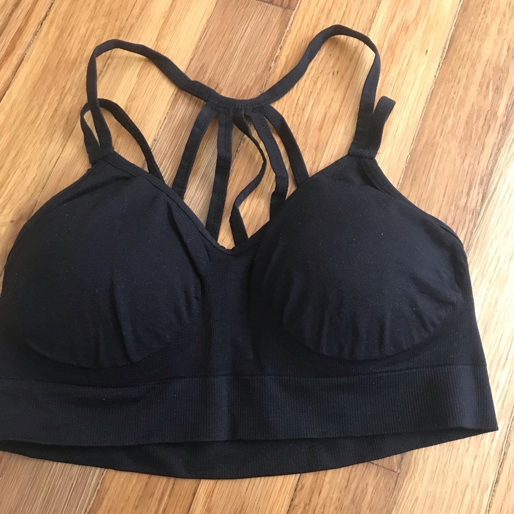 4/$28 NWOT Black Strappy Bralette